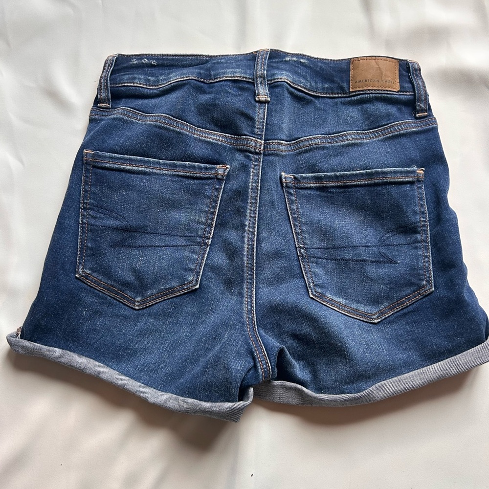 American Eagle Bundle! 2 Blue Denim Shorts - Picture 8 of 9